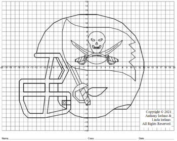 Tampa Bay Buccaneers' Helmet (1-Quad) Mystery Picture (Distance Learning)