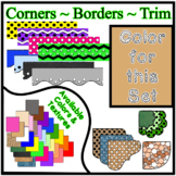 Tan Borders Trim Corners *Create Your Own Dream Classroom/