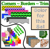 Tan Pastel Borders Trim Corners *Create Your Own Dream Cla