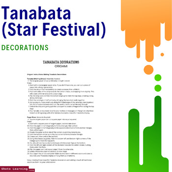 Preview of Tanabata Origami Instructions: Craft Your Own Festive Decorations