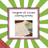 Tangent Segment of Circles Coloring Activity