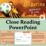 Tangerine by Edward Bloor - Close Reading PowerPoint