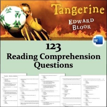 Preview of Tangerine by Edward Bloor - Reading Comprehension Questions