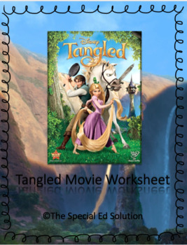 Preview of Tangled Movie Worksheet