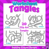 Tangles for Worksheet Design | Maze Clip Art