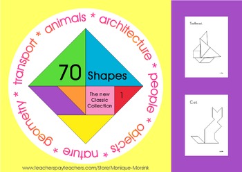 Preview of Tangram: 70  Shapes - The new Classic Collection 1 - Math Mats