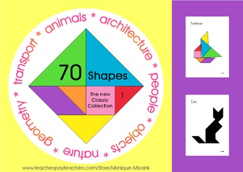 Preview of Tangram: 70 Shapes - The new Classic Collection 1 - Puzzle Cards