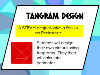 Preview of Tangram Design STEAM Perimeter Practice