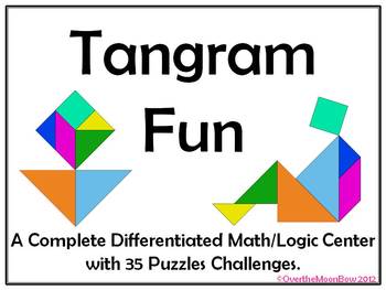Preview of Tangram Fun Math/Logic Center