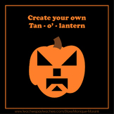 Tangram Halloween Pumpkins & Create your own Tan-O'-Lantern