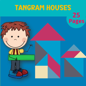 Preview of Tangram Houses Worksheets