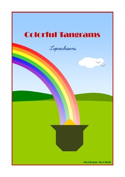 Preview of Tangram - 20 Leprechauns / St. Patrick’s Day Puzzles - Puzzle Cards & Math Mats