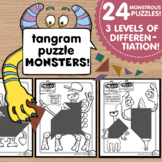 Tangram Puzzle Monsters