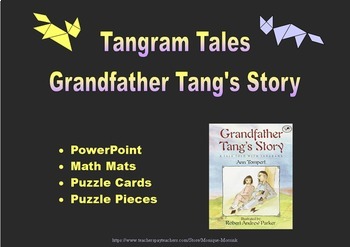Preview of Tangram Tales: Grandfather Tang’s Story -  PowerPoint, Math Mats & Puzzle Cards