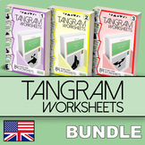 Tangram Worksheets - BUNDLE