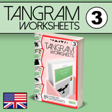 Tangram Worksheets VOL.3 - 84 double-sided worksheets