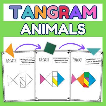 Learning Animals With Tangram Puzzle for Kids - Fun Easy Learning