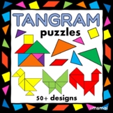Tangrams Shape Matching Activity - 50+ Puzzles