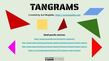 Preview of Tangrams in Google Slides