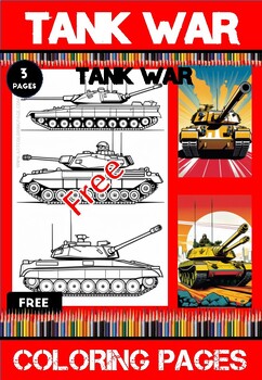 Tank free Coloring Pages of Fun - Tank free Coloring Sheets | TPT
