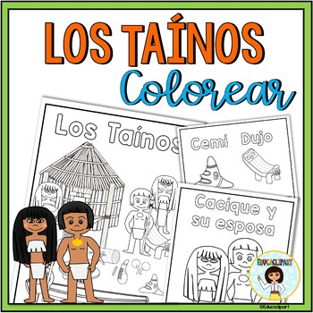Preview of Taínos coloring pages