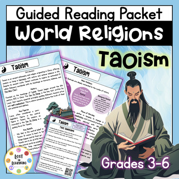 Preview of Taoism || World Religions || Guided Reading Comprehension || Text & Qs