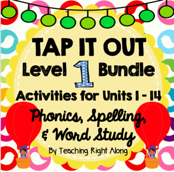 Preview of Tap It Out Level 1 Phonics Bundle (Units 1-14)