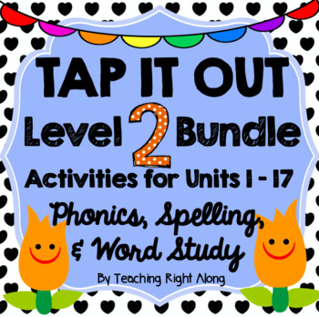 Preview of Level 2 Phonics Units 1-17 Second Grade Bundle | Tap It Out