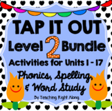 Level 2 Phonics Units 1-17 Second Grade Bundle | Tap It Out