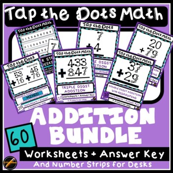 Preview of Tap the Dot Math Addition Bundle SET 2