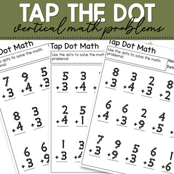 touch math addition worksheets