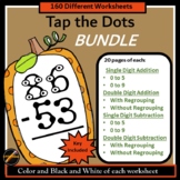Tap the Dots Addition and Subtraction Fall / Pumpkin Theme BUNDLE