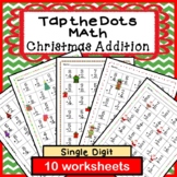 Tap the Dots: Christmas Single Digit Addition Variety Pack