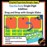 Tap the Dots : Drag and Drop Single Digit Addition with Cu