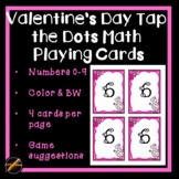 Tap the Dots February Number Playing Cards