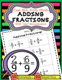 Tap the Dots Fractions: Adding Fractions with Like Denominators