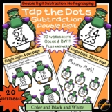 Tap the Dots Halloween Subtraction Double Digit w/ No Regr