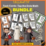 Tap the Dots Halloween Task Card BUNDLE : Addition and Sub