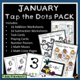 Tap the Dots January New Year Addition and Subtraction Super Pack
