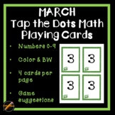 Tap the Dots March Number Playing Cards