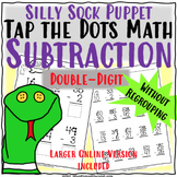 Tap the Dots Math Double Digit Subtraction Without Regroup