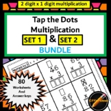 Tap the Dots Multiplication : 2 digit x 1 digit using same