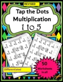 Tap the Dots Multiplication: Facts 1 to 5 only with 0 to 1
