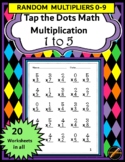 Tap the Dots Multiplication: Random Facts 0 to 9 on each p