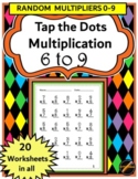 Tap the Dots Multiplication: Random Facts 6 to 9 on each p