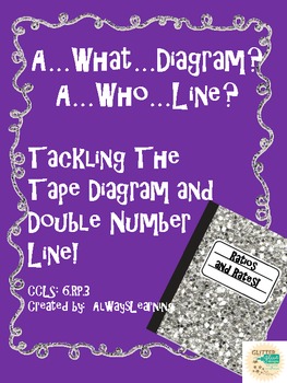 Preview of Tape Diagrams & Double Number Lines - Word Problems