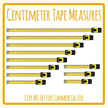 centimeters on a tape measure