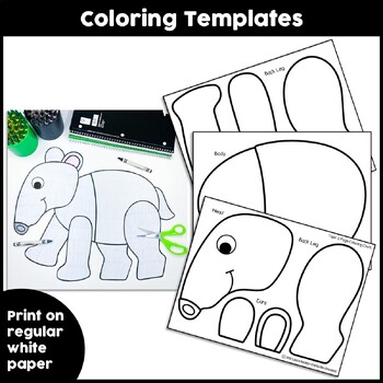 Tapir Craft | Zoo Animals Craft | Zoo Animal Activities | Rainforest ...