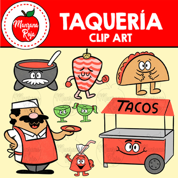 Preview of Taqueria | Clip Art | Mexican Culture