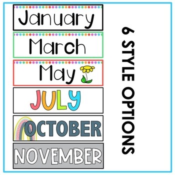 Calendar Inserts / Target Calendar / Calendar Pocket Chart by